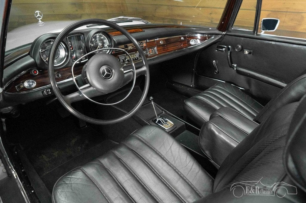 Mercedes 280 SE Cabriolet | 1969, Auto's, Automaat, Achterwielaandrijving, Zwart, Cabriolet