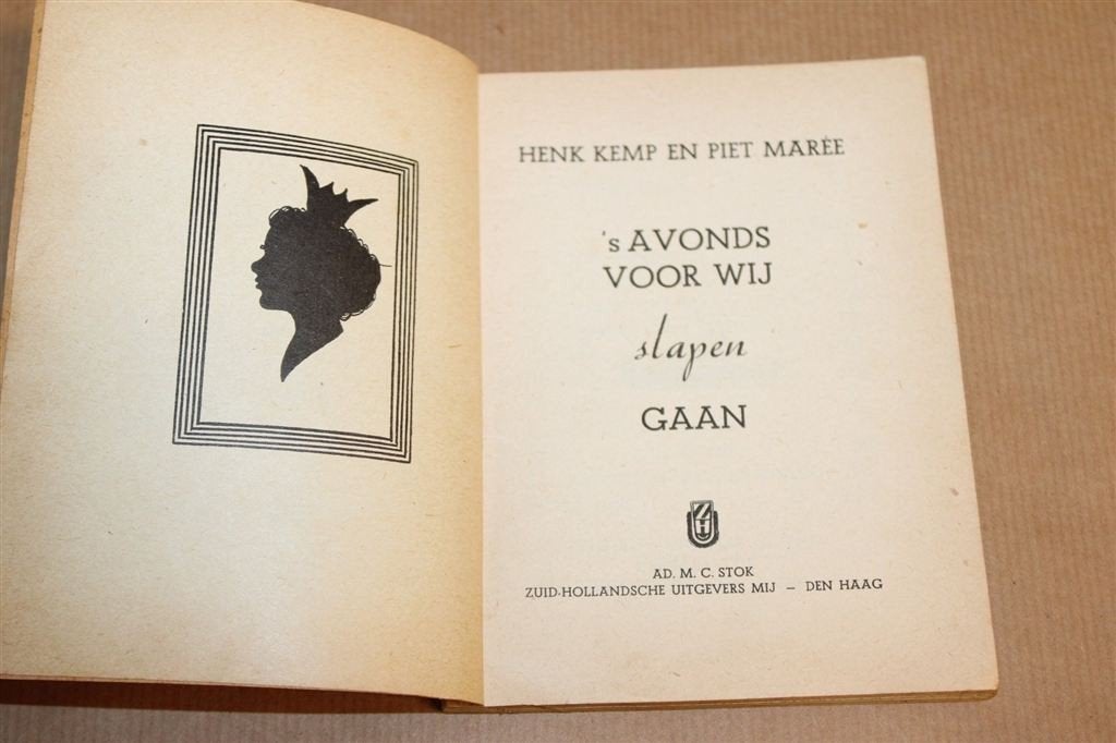 \'s Avonds voor wij Slapen Gaan — Maree & Kemp Vintage 1940, Antiek en Kunst, Antiek | Boeken en Bijbels, Ophalen of Verzenden