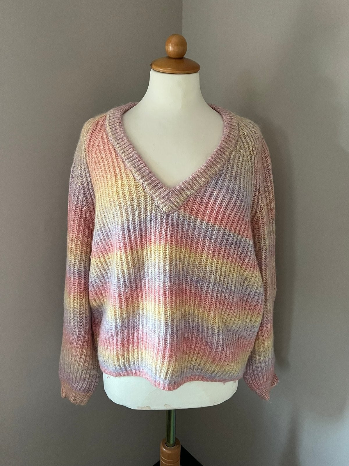 🩷 Nieuw! Dante6 wol blend trui roze geel Lila mt L, Ophalen of Verzenden, Nieuw, Maat 42/44 (L), Roze