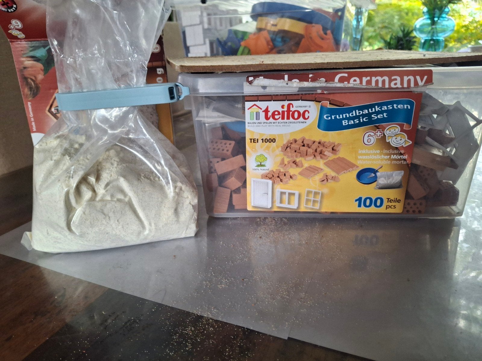Teifoc Bouwset: Bakstenen, Cement, Gereedschap & Plannen, Ophalen of Verzenden, Gebruikt, Overige merken