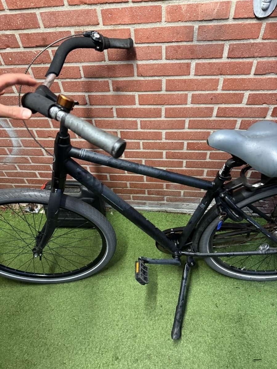 Giant fiets, zwart, met versnellingen, Ophalen, Gebruikt, Velgrem, Versnellingen