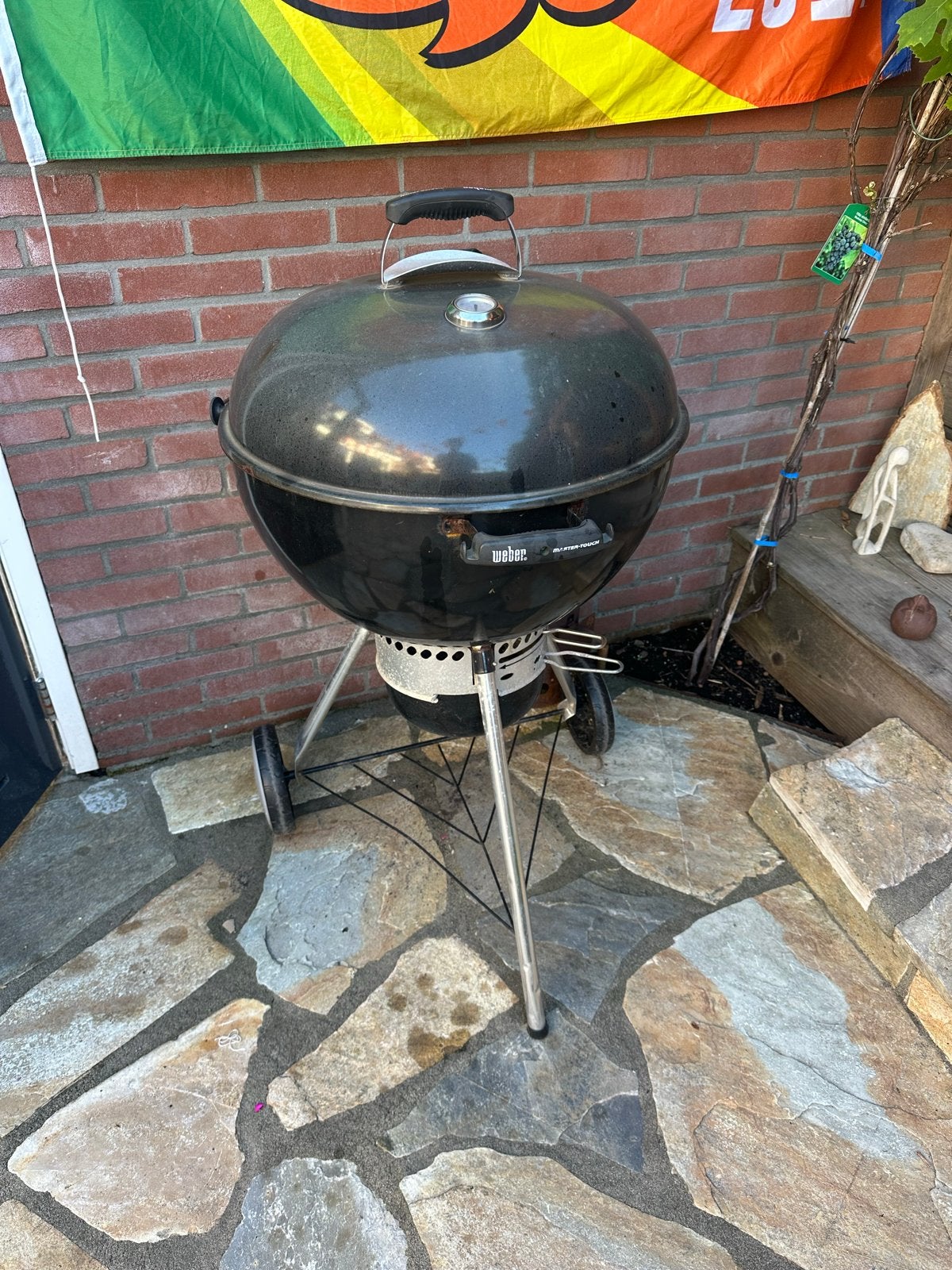 Weber Master-Touch GBS E-5750 Houtskoolbarbecue, Ophalen of Verzenden, Gebruikt