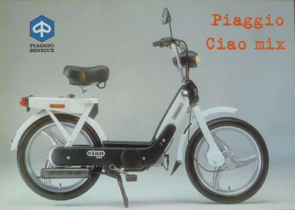 Folder PIAGGIO VESPA Ciao Mix 1990, Ophalen of Verzenden, Nieuw