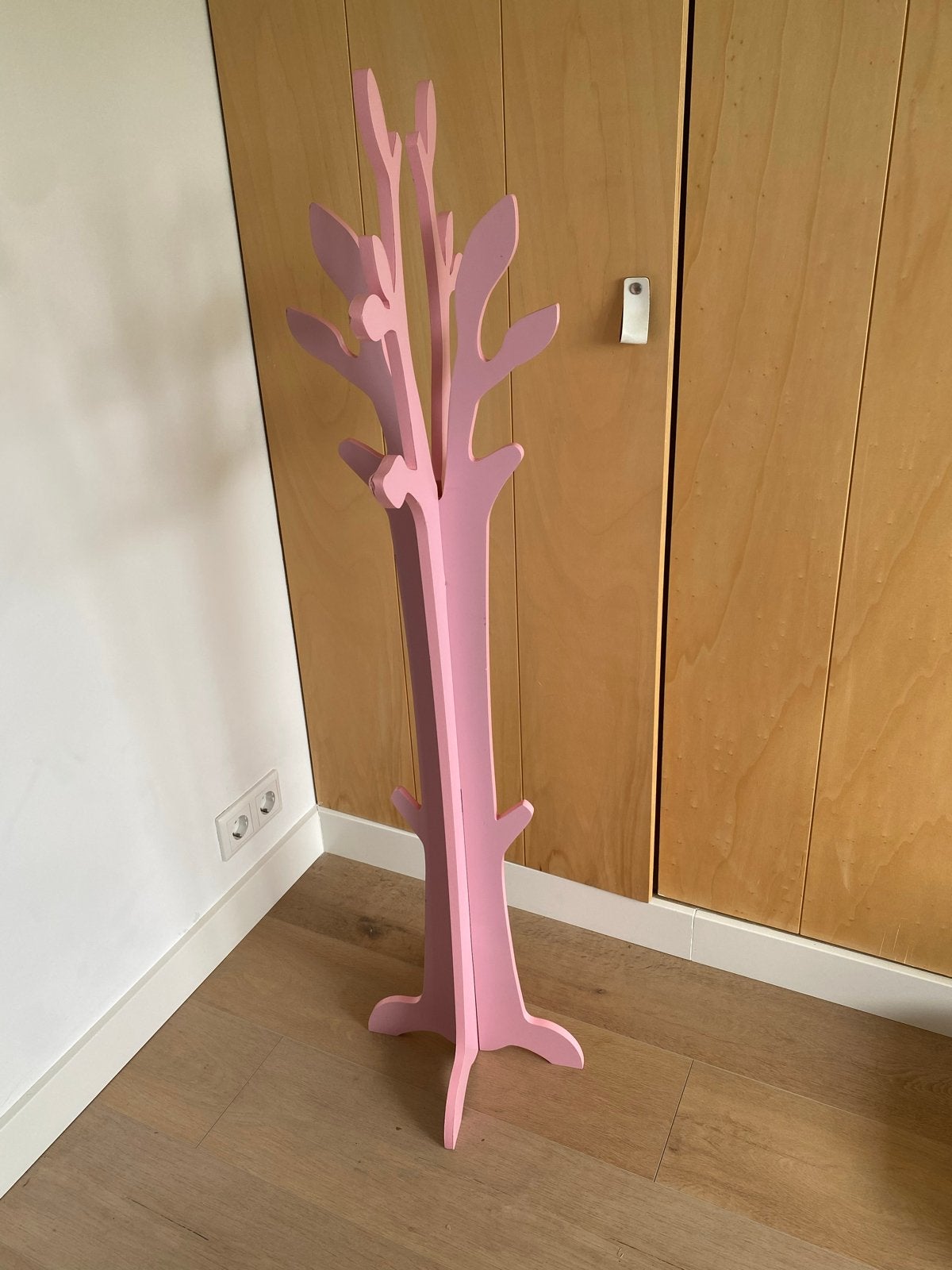 Roze kinder kapstok in de vorm van een boom, Ophalen, Gebruikt, 100 tot 150 cm, Staande kapstok