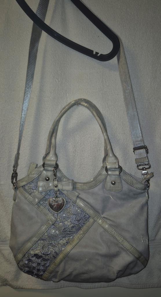 Hand/schouder tas., Ophalen, Gebruikt, Beige, Handtas