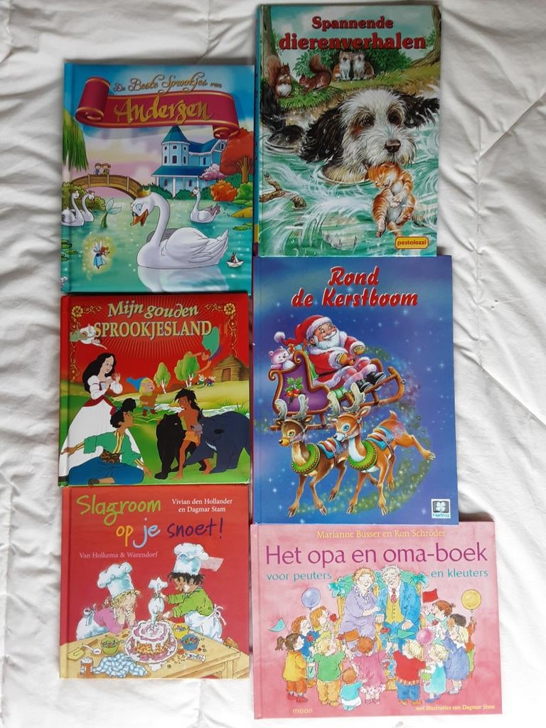 7 stuks kinderboeken incl.kinder boerderijboek 119 pagina's, Ophalen of Verzenden, Sprookjes