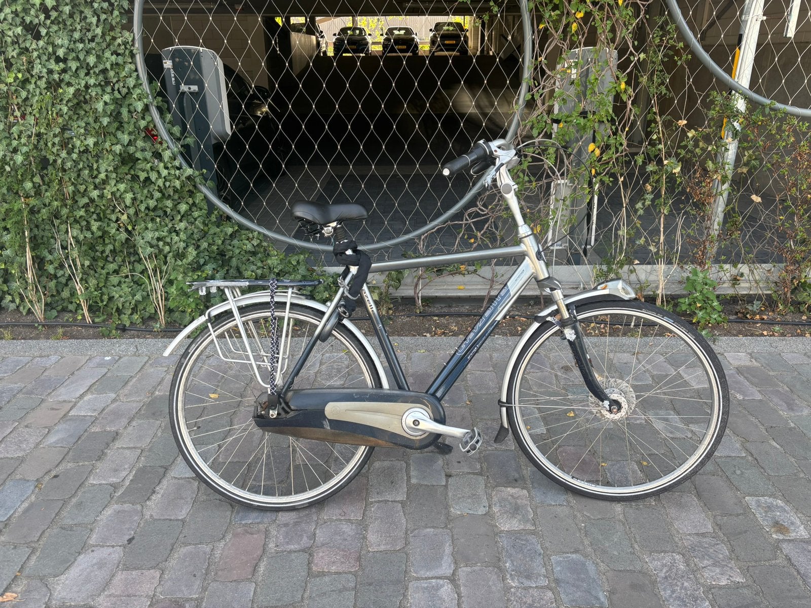 Gazelle oranje Herenfiets, Fietsen en Brommers, Fietsen | Heren | Herenfietsen, Ophalen, Gebruikt, Gazelle