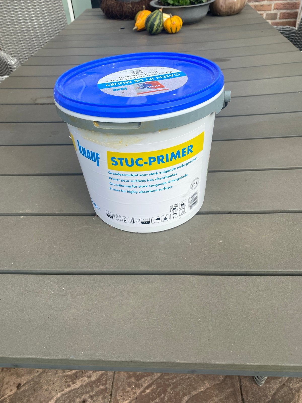 Knauf Stuc-Primer - voorstrijk voor zuigende ondergrond, Ophalen, Gebruikt