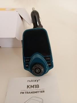 Nulaxy KM18 Draadloze FM Transmitter Bluetooth Carkit, Ophalen of Verzenden, Zo goed als nieuw