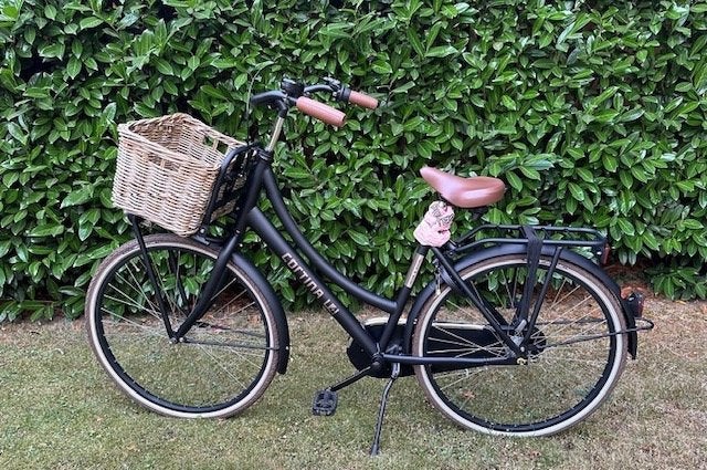 Cortina U4 transport mini 26 inch matzwart, Terugtraprem, Versnellingen, Zo goed als nieuw, Cortina
