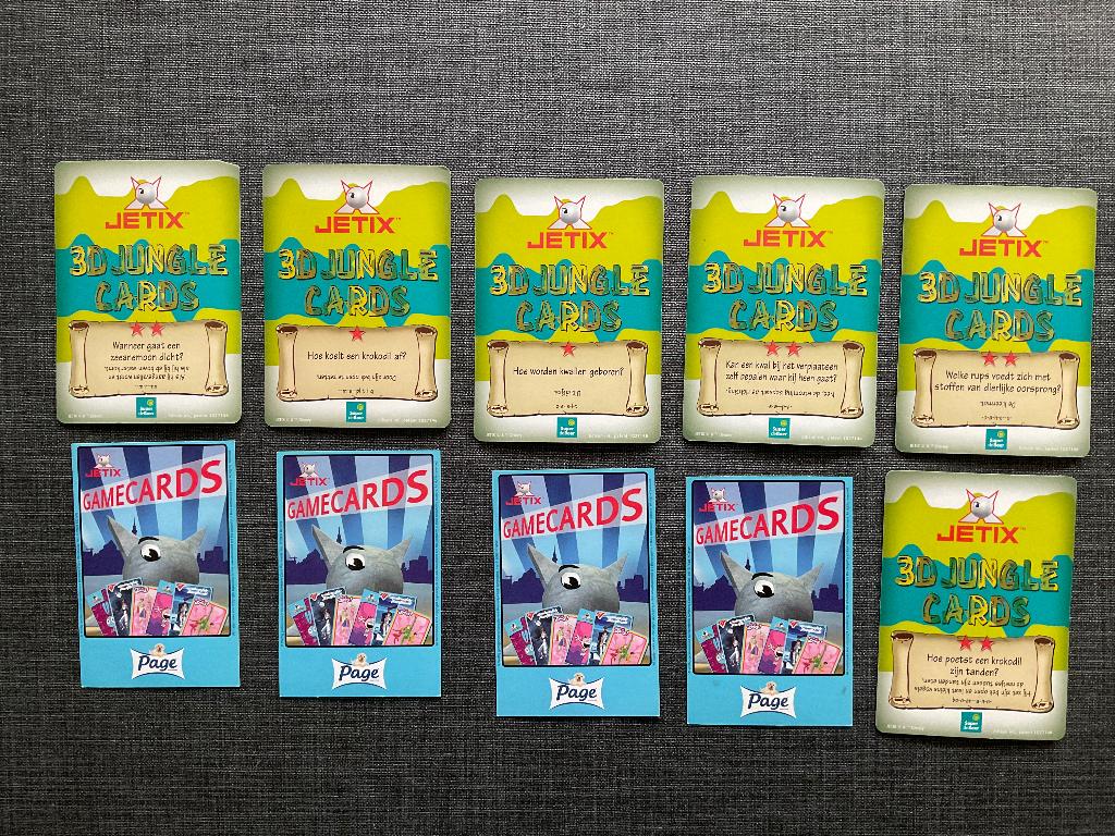 JETIX Kaartjes ... Div -- B01, Super de Boer, Ophalen