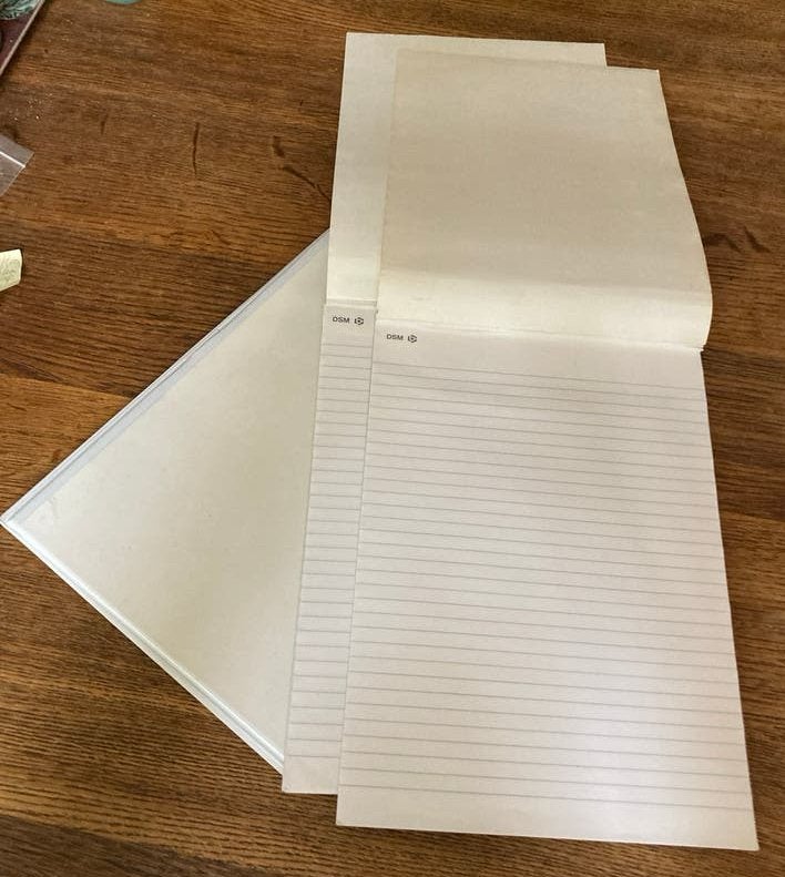 Dsm schrijfblokken a4, Ophalen of Verzenden, Gebruikt, A4