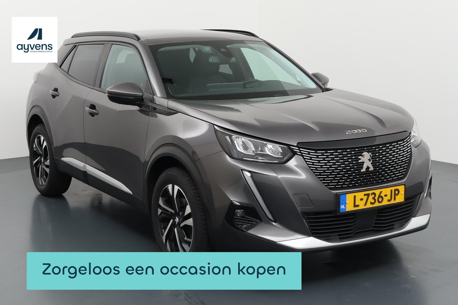 Peugeot 2008 1.2 PureTech Blue Lease Allure Stijlvolle SUV m, Auto's, Gebruikt, Euro 6, 1199 cc, Leder en Stof