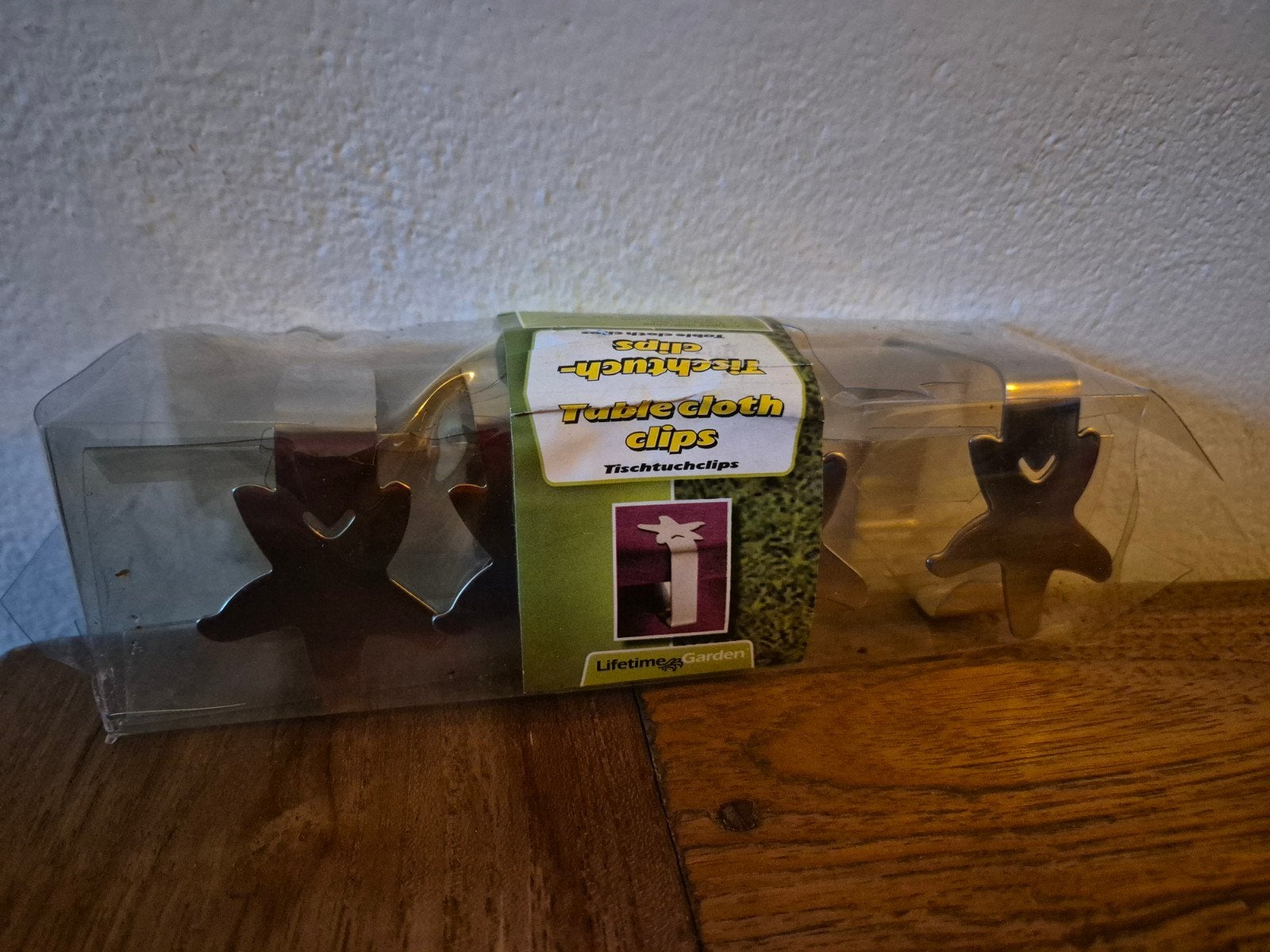 Lifetime Garden tafelkleedklemmen RVS – vlinder (set van 4), Ophalen of Verzenden, Nieuw