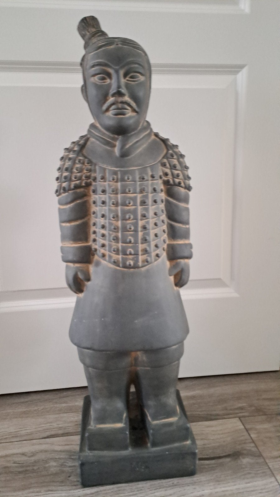 Terracotta Leger Beeld - 75 cm hoog, Steen, Antiek en Kunst, Ophalen of Verzenden