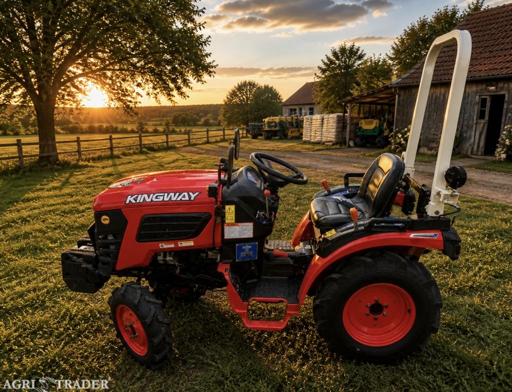 Kingway compacte minitractor trekker tractor 25PK 4x4, Zakelijke goederen, Overige merken, Nieuw, KINGWAY, Cindy@kingwayshop.com
