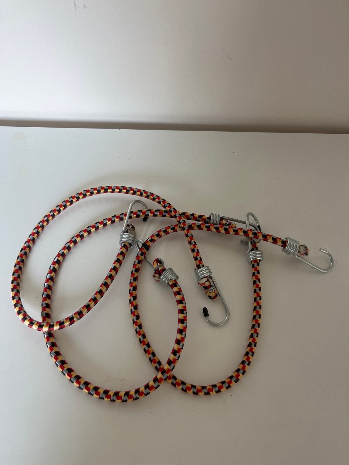 Set van 3 elastische spanbanden met haken, Ophalen, Gebruikt