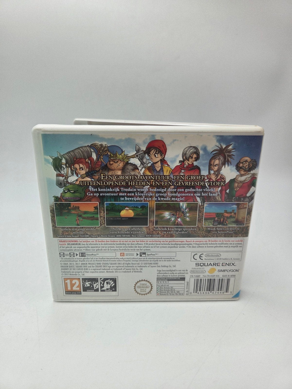 Dragon Quest VIII: Journey of the Cursed King 3DS, Square Enix Ltd. 240 Blackfriars Road, London, SE1 8NW, UK, Ophalen of Verzenden