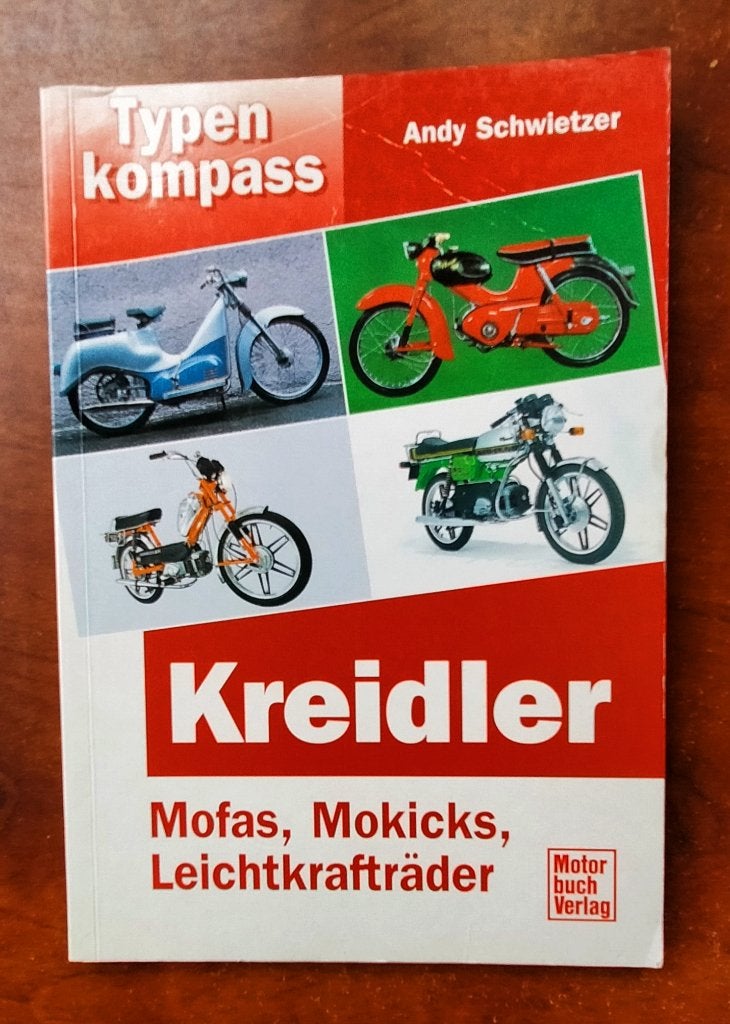 Oldtimer Brommerboek: Typenkompass Kreidler-Andy Schwietzer, Fietsen en Brommers, Ophalen of Verzenden, Gebruikt