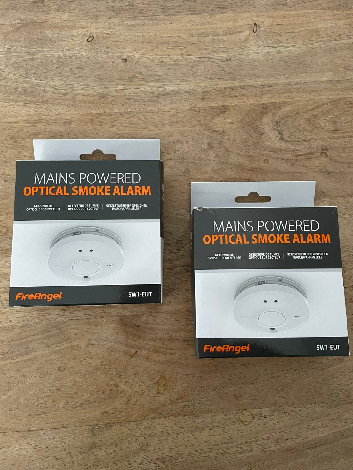 2x FireAngel SW1-EUT Optische Rookmelders – NIEUW, Ophalen, Nieuw, Detector, Sensor of Melder, Rook