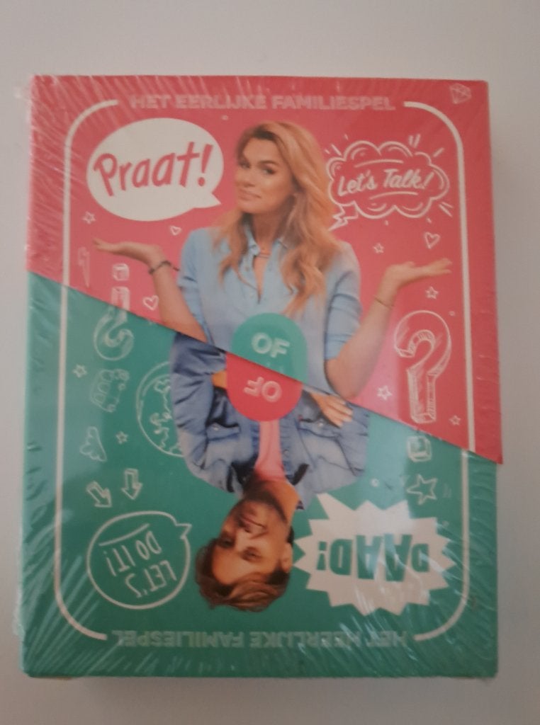 Praat of Daad bordspel Bas Smit Nicolette van Dam nieuw, Vijf spelers of meer, Ophalen of Verzenden, Nieuw