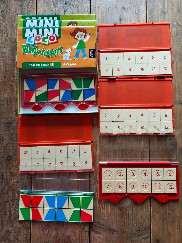 12 Mini Loco boekjes en doosjes., Wolters Noordhoff., Wolters Noordhoff., Ophalen of Verzenden, Taal en Lezen