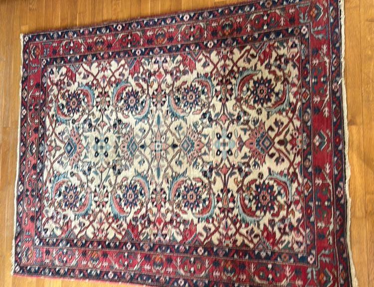 Handgeknoopt Perzisch tapijt 170x220 cm, Antiek en Kunst, Antiek | Kleden en Textiel, Ophalen