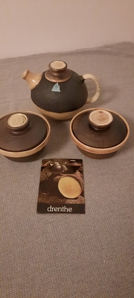 Vintage Drenthe Theeservies, Antiek en Kunst, Ophalen of Verzenden