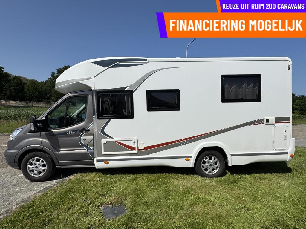 Challenger 288EB GENESIS SPEC (FORD), QUEENSBED, 52058 KM!, Caravans en Kamperen, Campers, Bedrijf, Challenger, Half-integraal