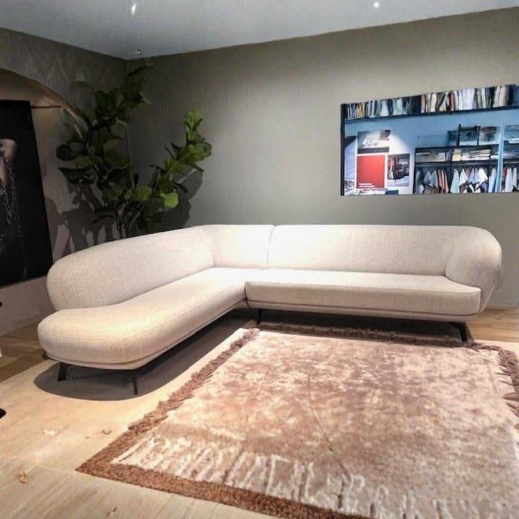 Leolux Hoekbank Flint, Huis en Inrichting, Ophalen, 250 tot 300 cm, Design, Hoekbank