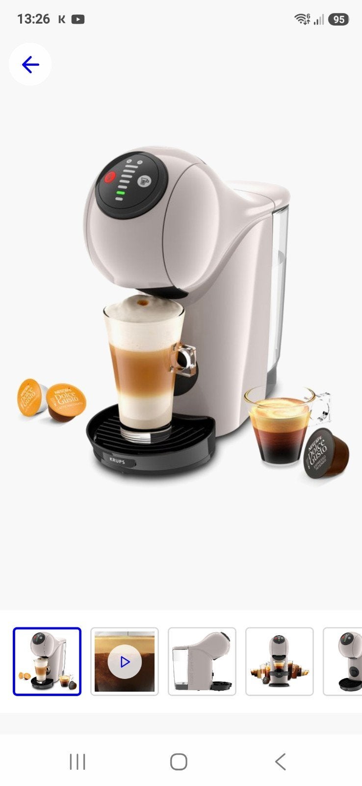 Nescafé Dolce Gusto Genio S Plus Koffiecupmachine, Koffiepads en cups, Koffiemachine, Ophalen of Verzenden, Zo goed als nieuw