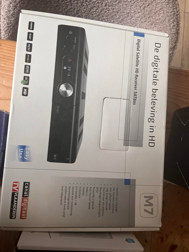 M7 SAT801 HD Satellietontvanger Canal Digitaal, Ophalen of Verzenden, Gebruikt, Decoder