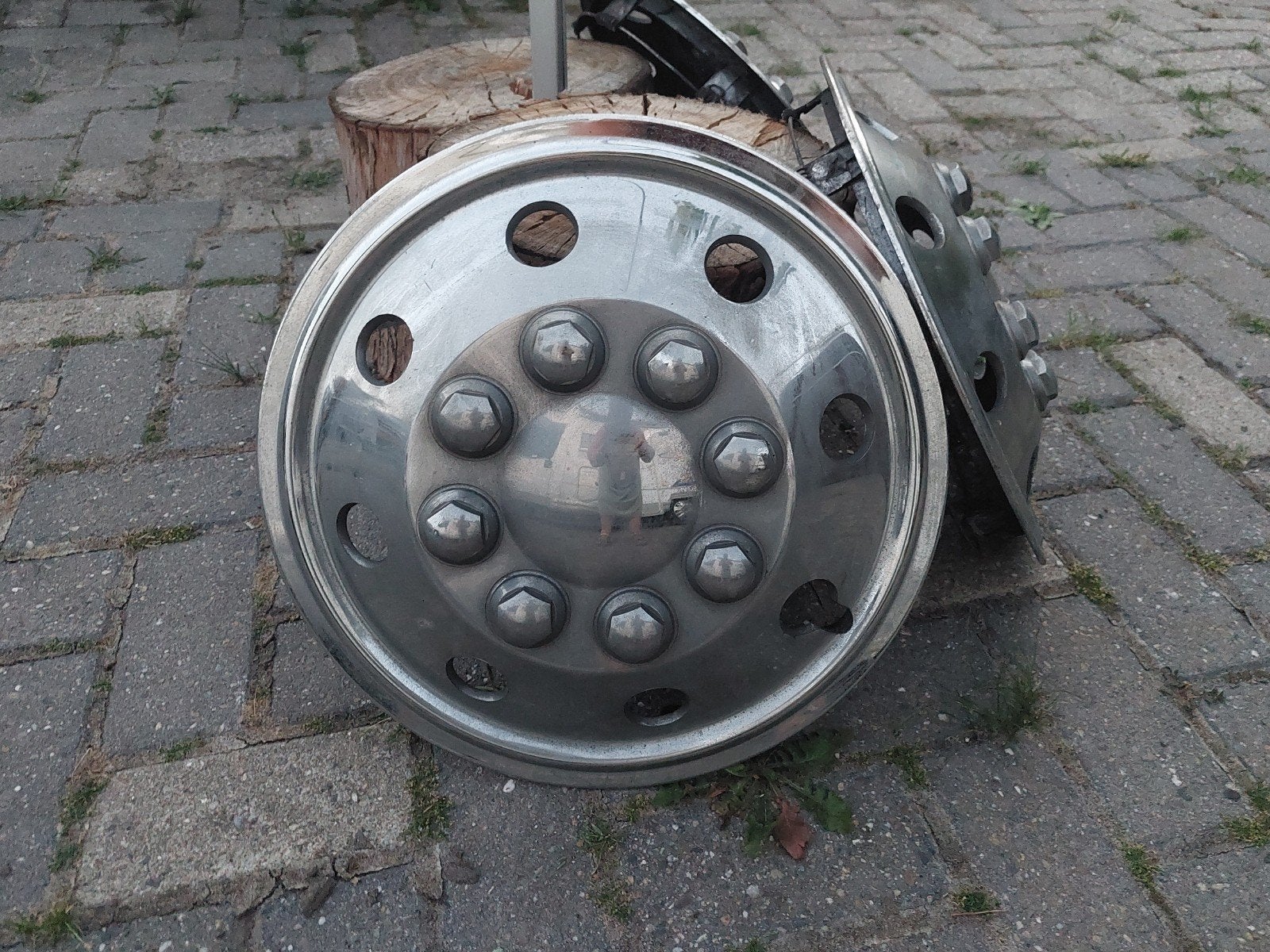 Set van 3 wieldoppen van Fiat Ducato /Camper, Auto diversen, Wieldoppen, Gebruikt, Ophalen