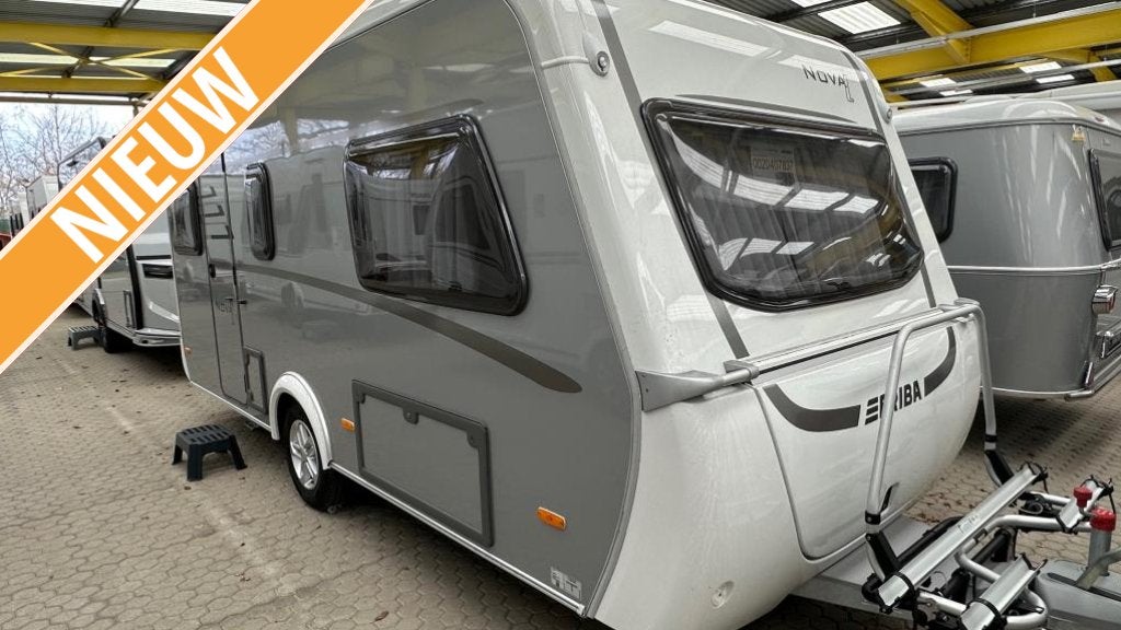 Eriba Nova Light 470 - ENKELE BEDDEN, Caravans en Kamperen, Caravans, Bedrijf, Tot en met 3, 5 tot 6 meter, Eriba
