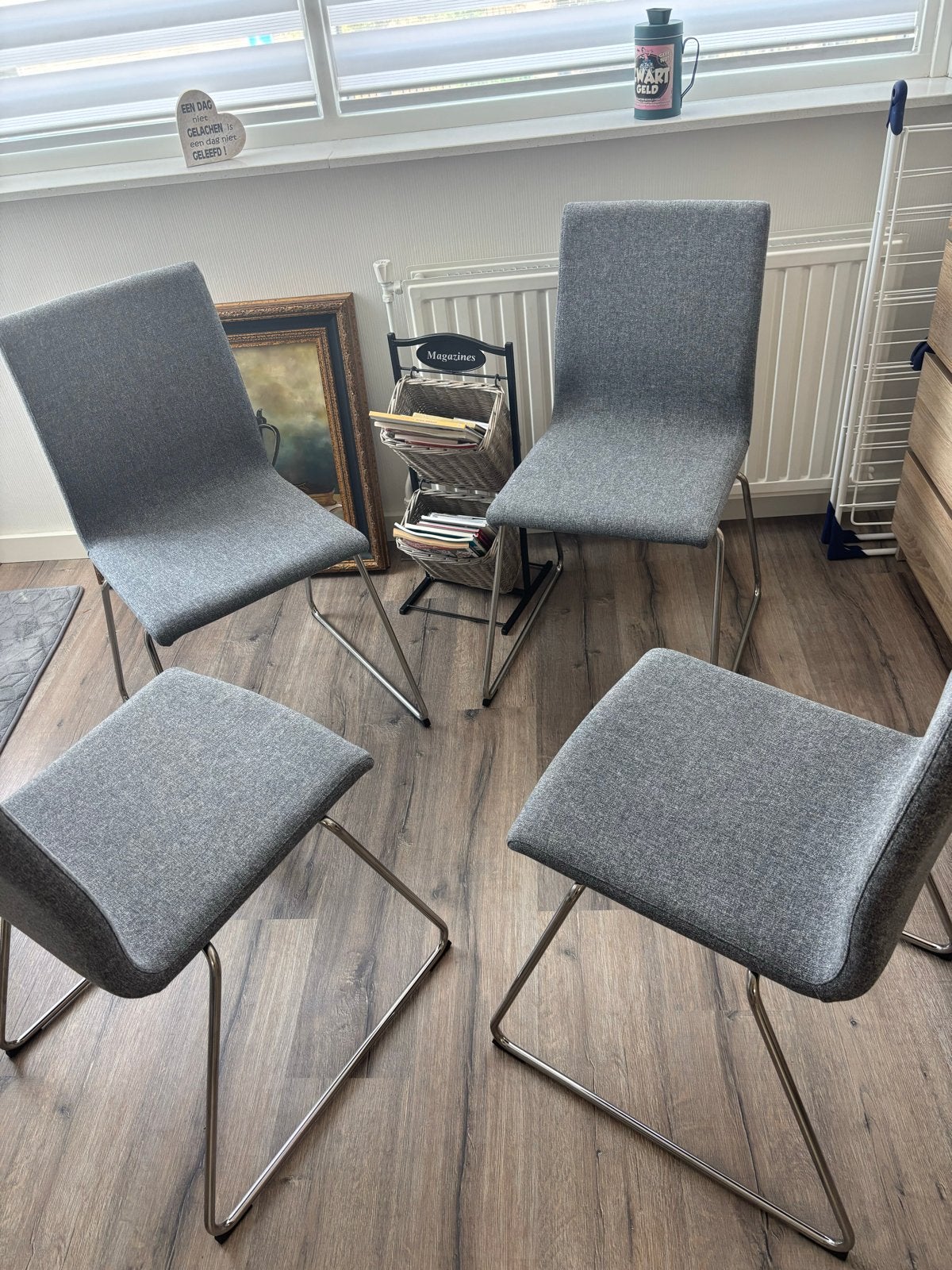 IKEA Volfgang stoelen - Set van 4, Ophalen, Gebruikt, Vier, Stof