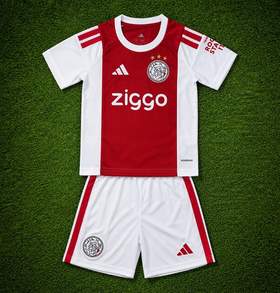 Ajax Thuistenue 26-27 / 2026 - 2027 Kinderen Shirt + Broekje, Maat XS of kleiner, Verzenden, Nieuw, Set