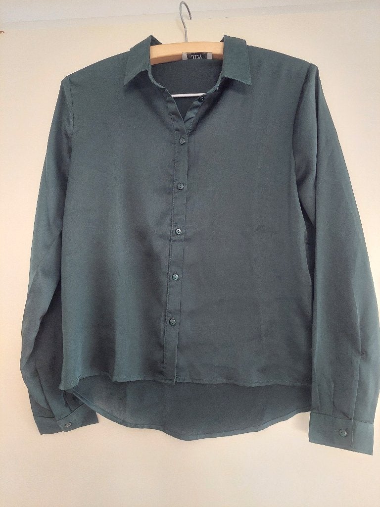 Donker groene blouse van JDY maat 34, Ophalen of Verzenden, Zo goed als nieuw, Maat 34 (XS) of kleiner, Groen