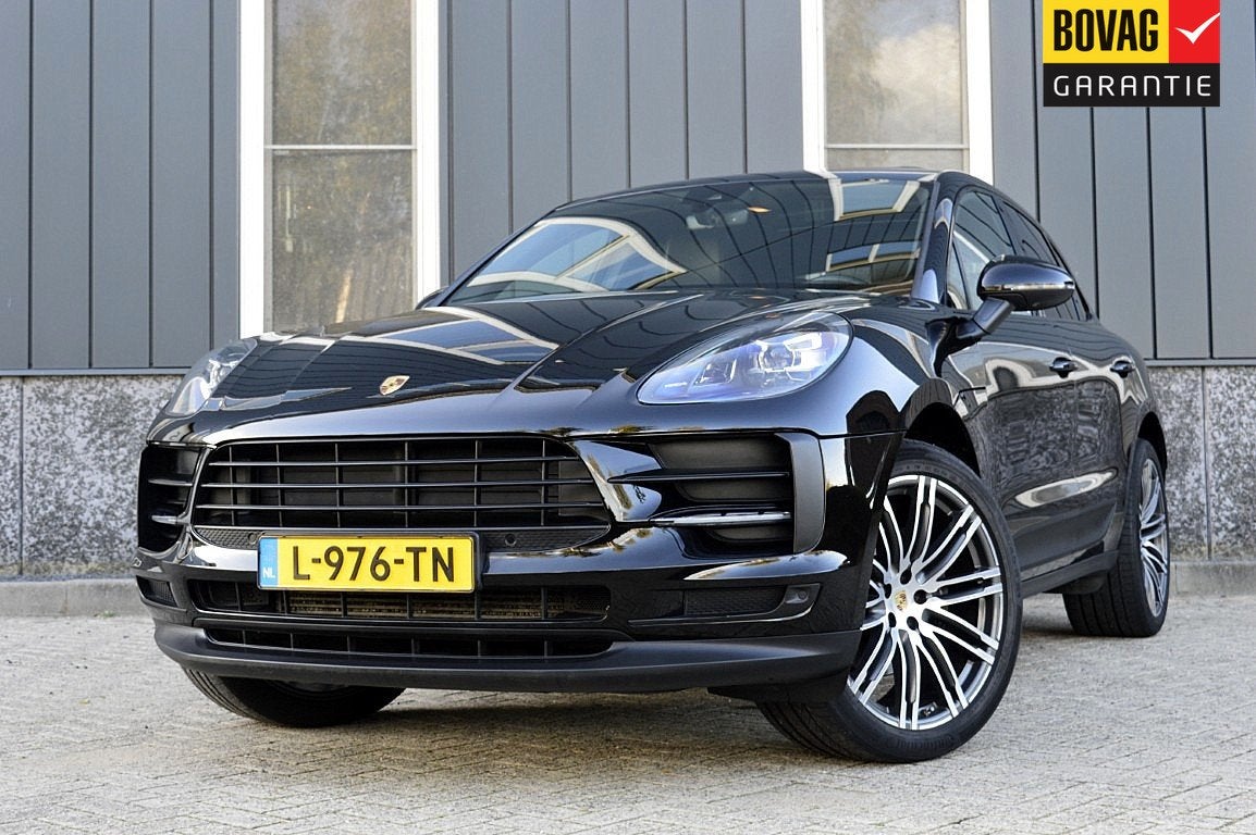 Porsche Macan 2.0 Rijklaarprijs-Garantie Panoramadak Leder 2, Auto's, Automaat, 12 maanden, Gebruikt, Zwart