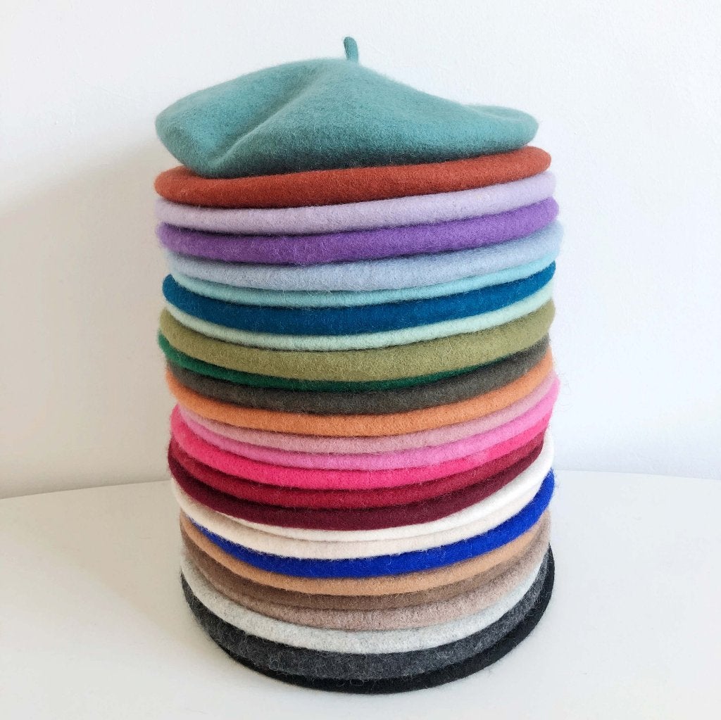 Dames alpino pet franse wollen baret hoed vrouwen alpinopet, Verzenden, Nieuw, One size fits all, Pet