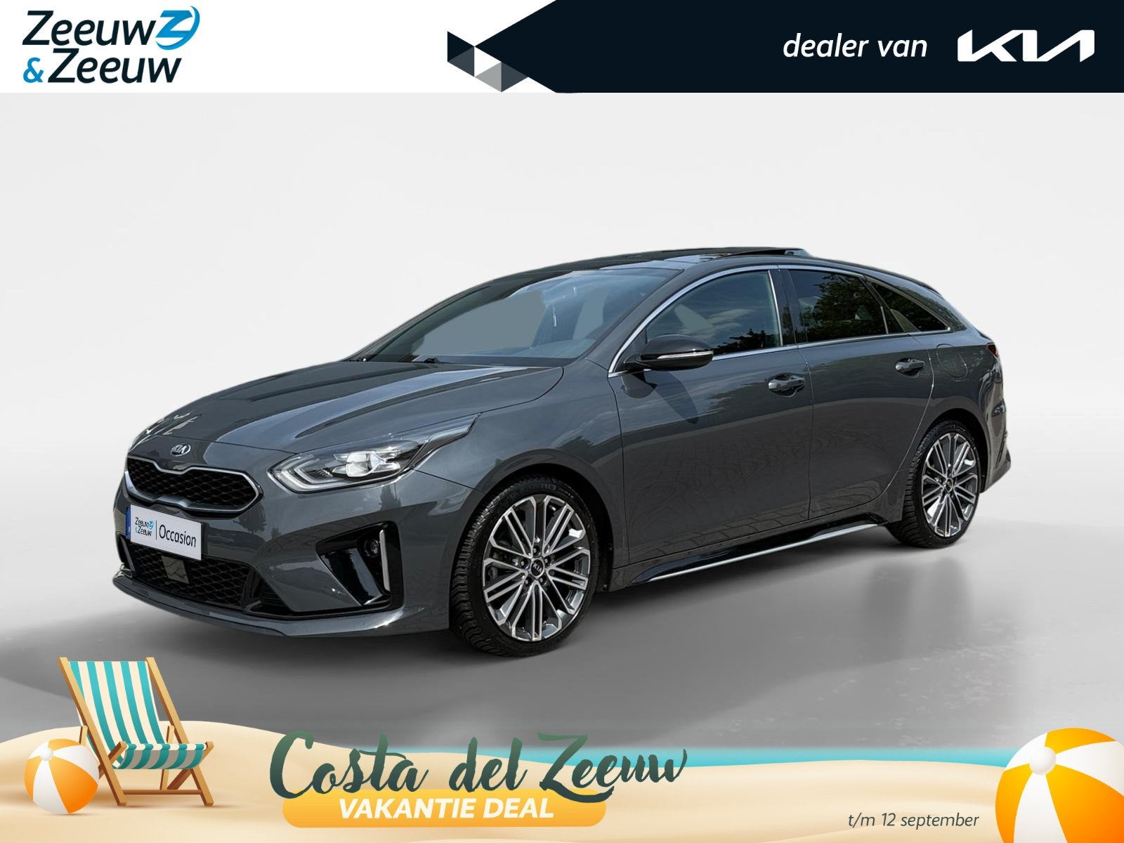 Kia ProCeed 1.4 T-GDI GT-PlusLine TREKHAAK | PANORAMADAK | J, Auto's, Kia, 12 maanden, Stof, Euro 6, 4 cilinders
