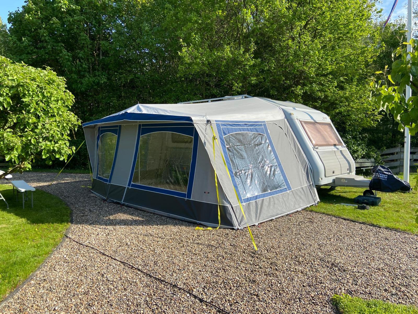 Kip Grand Traveller cruise edition 47tdb, Caravans en Kamperen, Caravans, Rondzit, Kip, Frans bed, Particulier