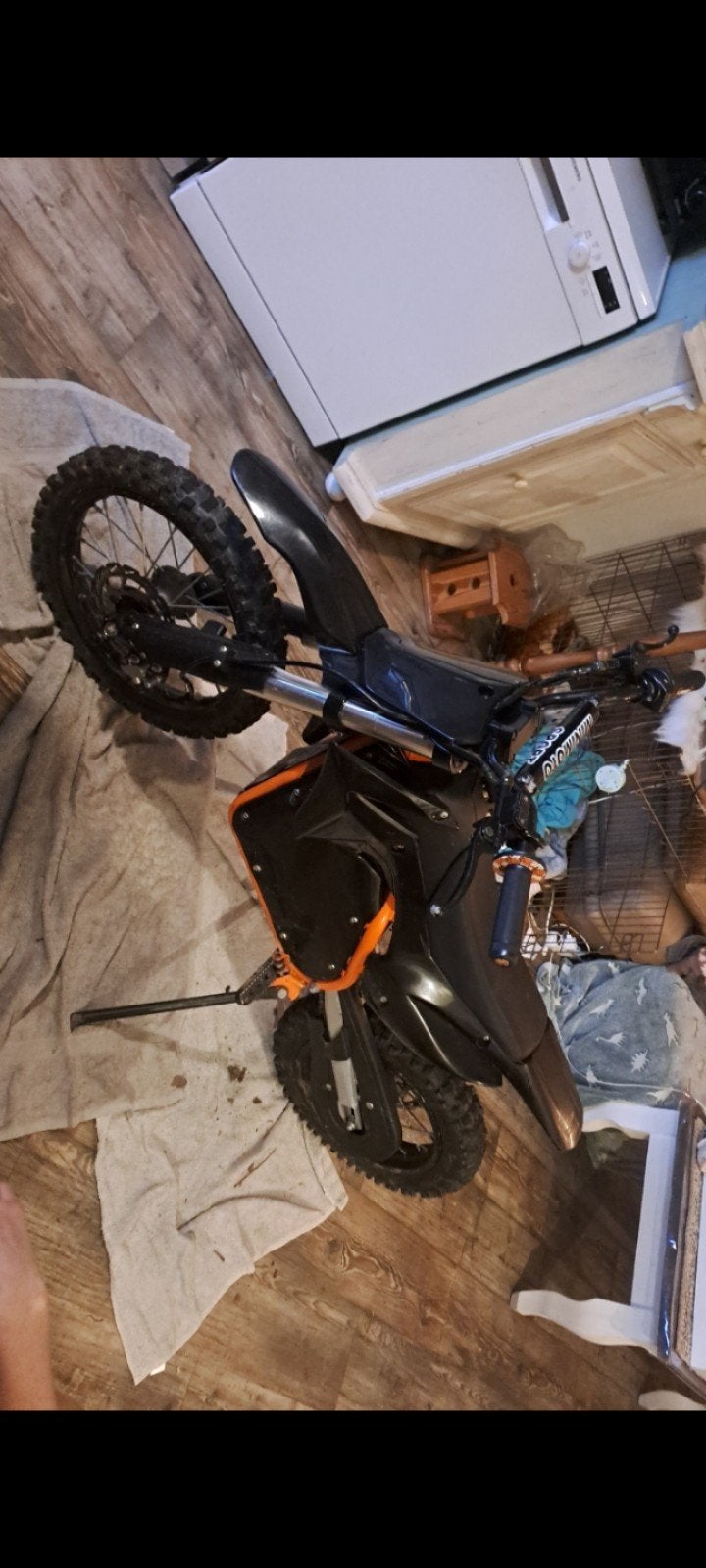 Elektrische crossmotor - tandwiel defect, Ophalen, Gebruikt, Overige typen