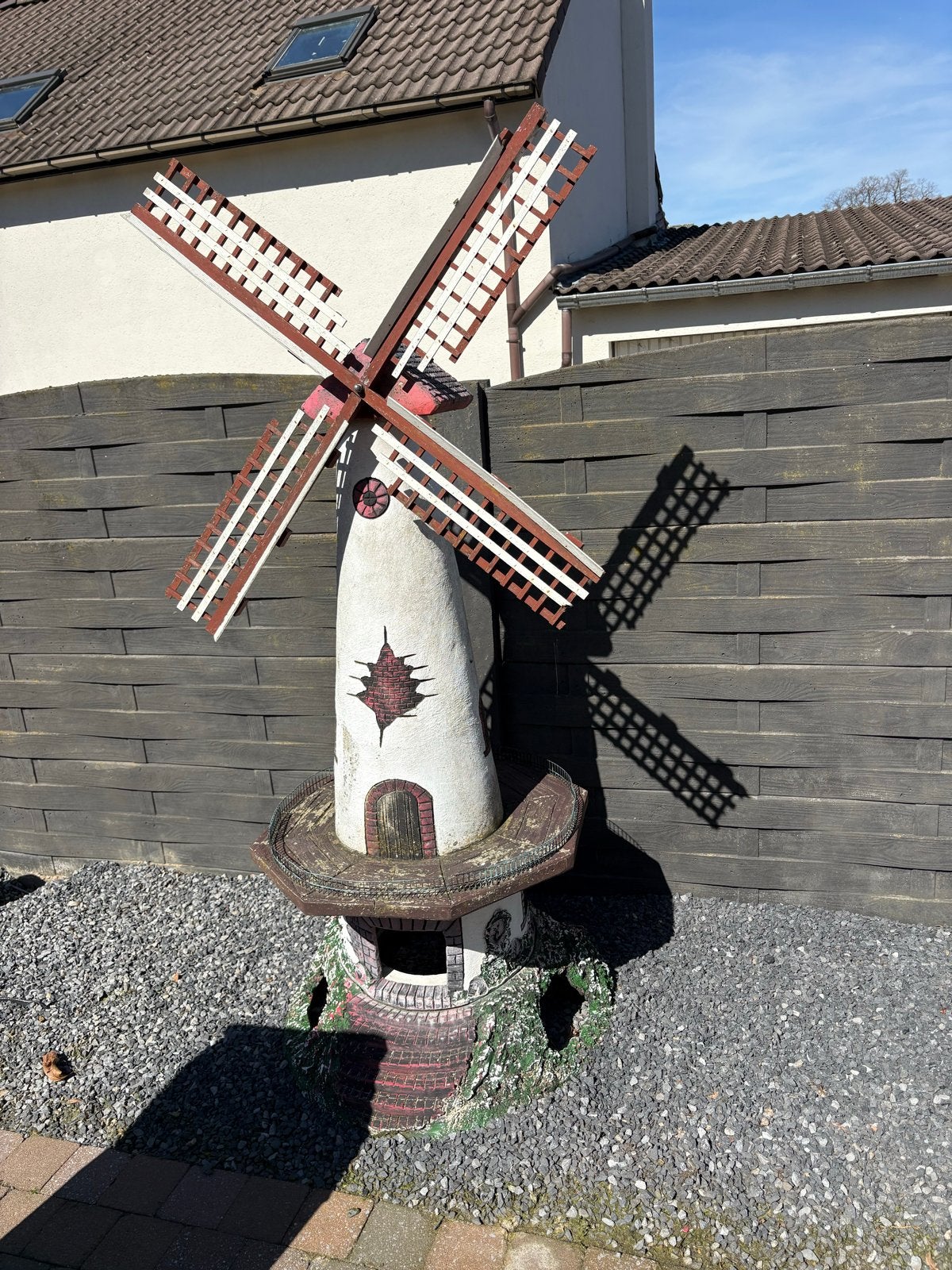 Decoratieve Tuinmolen - Windmolen voor Buiten, Ophalen of Verzenden, Gebruikt, Beton, Overige typen