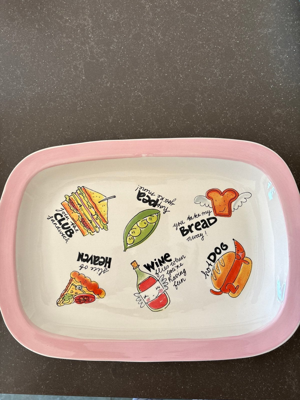 Blond servies, Ophalen, Serveerschaal, Rond, Zo goed als nieuw