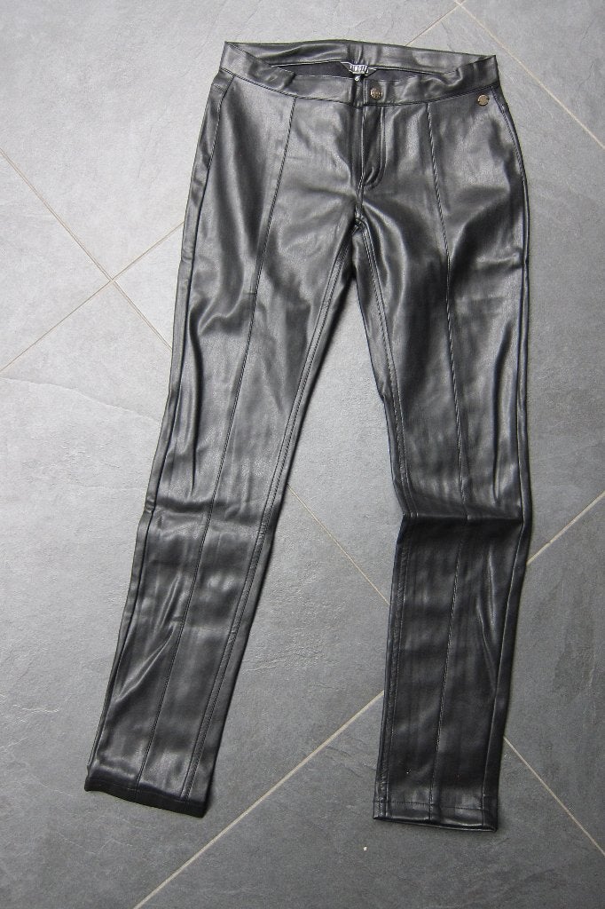 Vingino nepleer broek zwart nieuw maat 15 170, Broek, Meisje, Zo goed als nieuw, Merkfreak