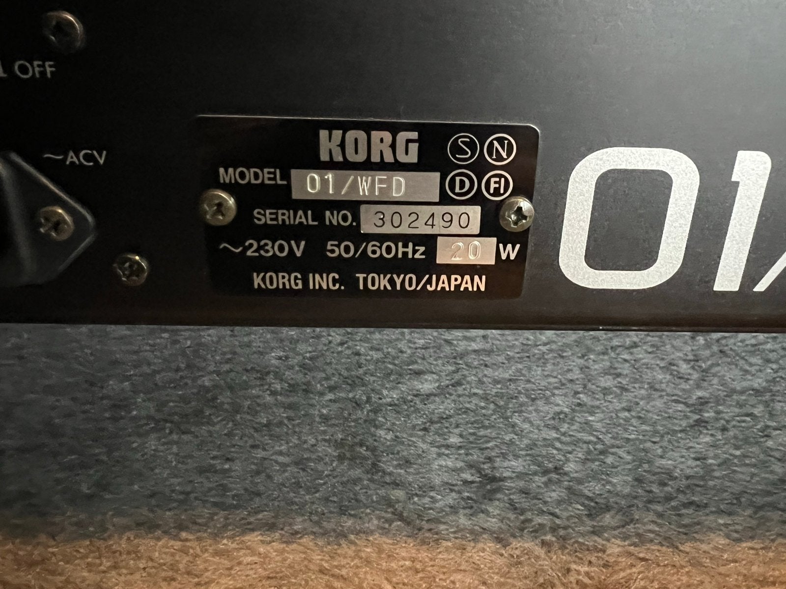 Korg 01/WFD Workstation - Jaren '90 sounds, Ophalen, Gebruikt, Korg, Midi-aansluiting