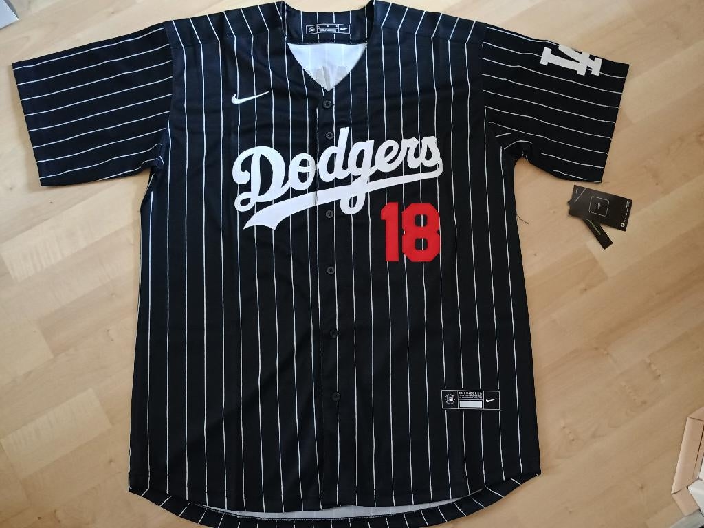 Los Angeles Dodgers Jersey Yamamoto maat: L, Verzenden, Nieuw, Honkbal, Kleding