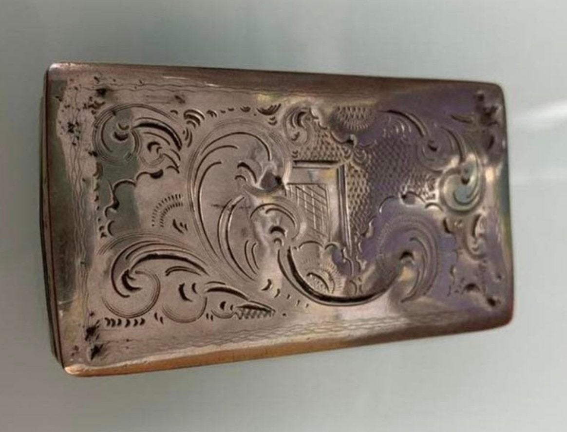 Zilver antiek pillendoosje pepermuntdoosje snuifdoos gemerkt, Antiek en Kunst, Antiek | Goud en Zilver, Ophalen of Verzenden