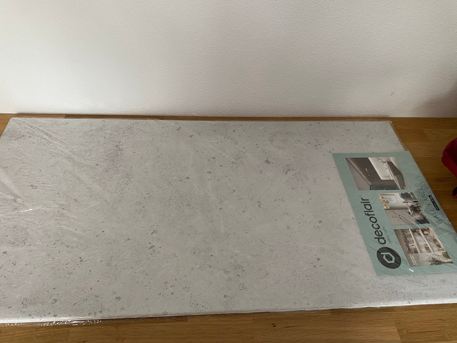 DECOFLAIR Wandpaneel schuim betonlook 100x50 cm 2 stuks, Doe-het-zelf en Verbouw, Platen en Panelen, Ophalen, Nieuw, Overige materialen