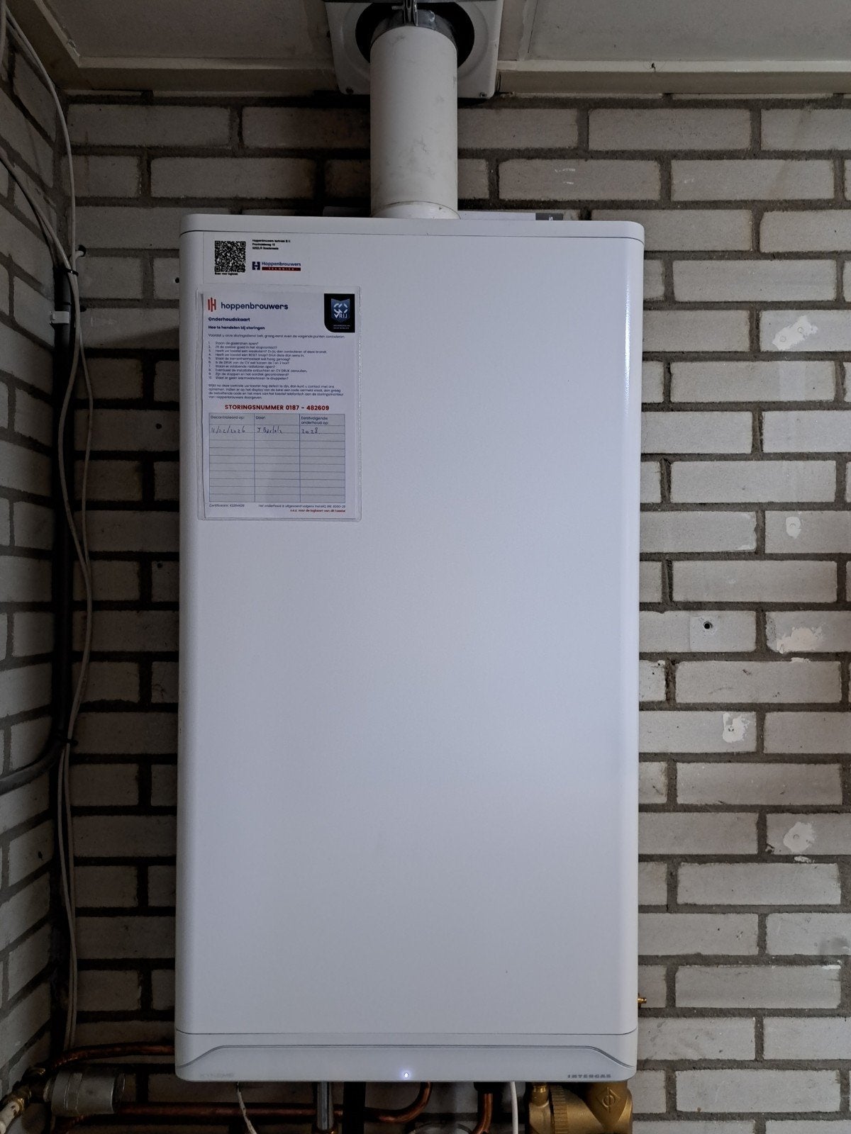 Intergas CV ketel HRE 36 CW 5, Ophalen, 30 tot 80 cm, Hoog rendement (Hr), Cv-ketel of Combi-ketel